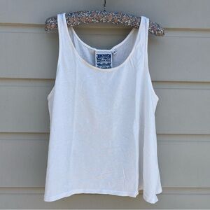 Jungmaven Women's White Tank Top size S